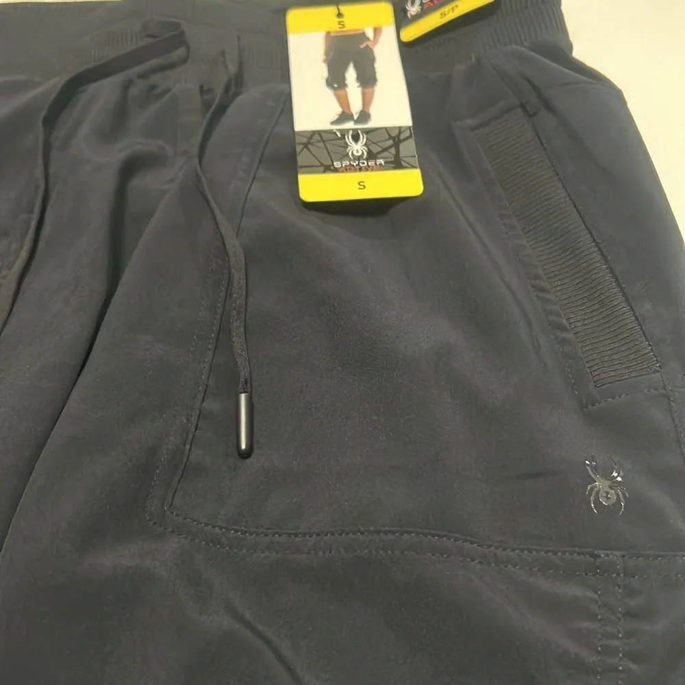 NWT Spyder woven active capri Size S black - Picture 3 of 6